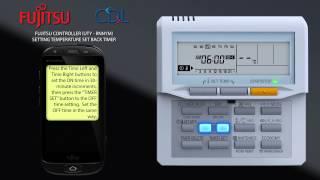 Video 102 - Fujitsu UTYRNNYM Setting temperature set back