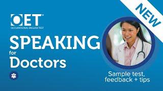 OET Speaking for Doctors - NEW 2022 sample test