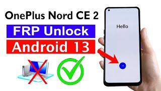 OnePlus Nord CE 2 5G Android 13 | Google Account Bypass Without Pc 2024