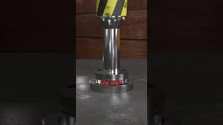 Dancing Jelly Nafti Gummy Bear under Hydraulic Press