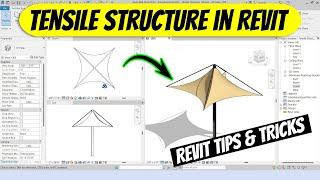 Modeling Complex Tensile Structures in Revit - Detailed Tutorial