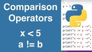 Comparison Operators | Python Tutorial