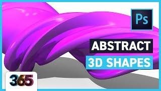Abstract 3D Shapes | Photoshop CC Tutorial #223/365
