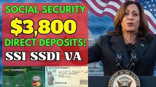 NEWSBREAK! LOW INCOME SSI SSDI SOCIAL SECURITY UPDATE 2024 $3800 DIRECT DEPOSIT HITTING BANK.