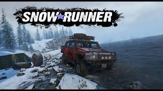 Het 8V/6.2 engine upgrade location for Hummer H2 (Alaska) SnowRunner, pc gameplay