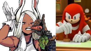 Knuckles rates Buff anime girls