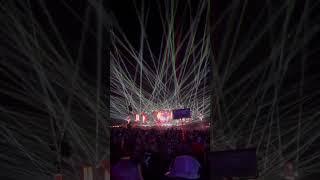 Unreal laser show at Bass Canyon 