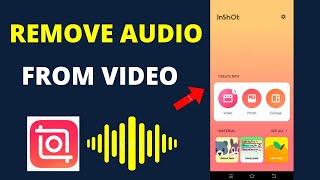 How To REMOVE Original Audio From Video On Mobile Using InShOt App | InShOt Tutorial 2022