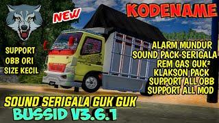 KODENAME SOUND SERIGALA LEPAS GAS GUK GUK SUPPORT MOD BUSSID V3.6.1 | BUS SIMULATOR INDONESIA