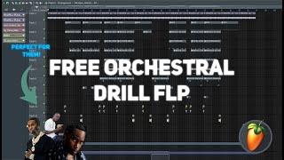 [FREE FLP] How to make ORCHESTRAL NY Drill Beats for Pop Smoke or Fivio - FL Studio 20 Tutorial