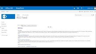 RSS viewer webpart in sharepoint online - sharepoint 2016/2013