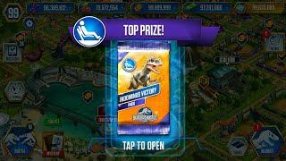 SUPER HARD TO WIN INDOMINUS REX PACK | JURASSIC WORLD THE GAME