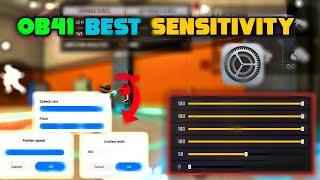 Free Fire [OB41 ] Update Best Sensitivity Setting Only Red Number Headshot Sensitivity Free Fire