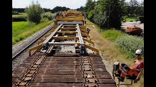 Grote machines leggen compleet nieuw spoor