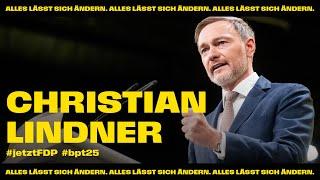 Rede von Christian Lindner auf dem außerordentlichen Bundesparteitag. | 9.2.25