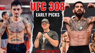 UFC 308 Holloway vs. Topuria Full Card EARLY PICKS