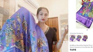 Meesho light weight sarees & Pooja items , skin care products #subscribe @fashionnfun