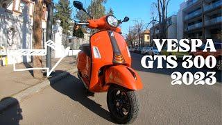 WHAT'S NEW ON THE VESPA GTS 300 2023 ARANCIO IMPULSIVO?