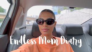 endless mom diary | flying alone to korea, working in seoul, eating all week, hair salon & nail art