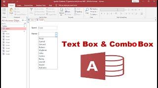 Programming in Microsoft access| How to populate combo Box based on Text Box in MS access forms