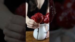 Red Rose Candy Apples  VLOGTOBER DAY 16 #baking