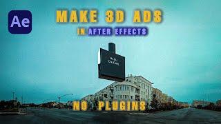 Make 3D CGI Ads in After Effects: Advanced 3D Tutorial (No Plugins!)