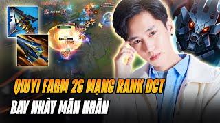 QIUYI FARM 26 MẠNG RANK ĐCT VỚI KHẢ NĂNG XỬ LÝ KHA'ZIX SIÊU ĐỈNH CÙNG NHỮNG PHA BAY NHẢY MÃN NHÃN