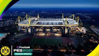 Signal Iduna Park - Definitive Edition | Restored from PES 2018 for PES 2021 | Download [PC ONLY]