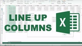How to combine tables with different columns in excel
