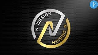 N text 3d logo design on pixellab-Professional logo design[Vandy Design]