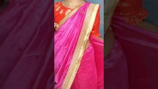 Saree Draping tutorial/how to wear silky saree / step by step/ festivals / functions/party wear