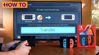 How to transfer User data to a new Nintendo Switch OLED