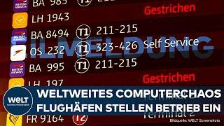 MICROSOFT: Weltweiter IT-BLACKOUT! Massive Störungen im Flugverkehr durch Software Crowdstrike