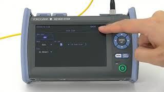 AQ1000 Optical Time Domain Reflectometer - operation guide