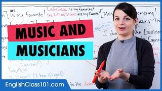 Learn English | How to talk about music and musicians