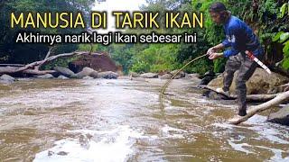 Mancing mahseer saat sungai mulai pasang !! Umpan jatuh langsung di sambar