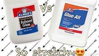 Glue All Slime Vs. Regular Glue Slime! (Tutorial)