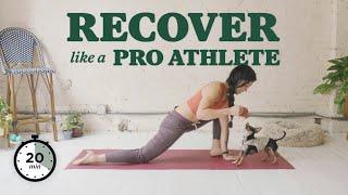 Yoga to RECOVER like a Pro Athlete! *Follow Along* | Deeply Moving with Elena Cheung