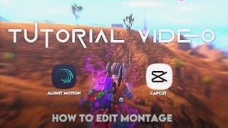 How To Edit Montage Alight Motion And Capcut BGMI & PUBG Mobile Tutorial Video