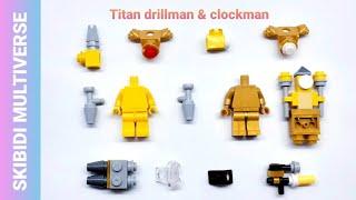 easy assemble mini titan drillman in skibidi multiverse