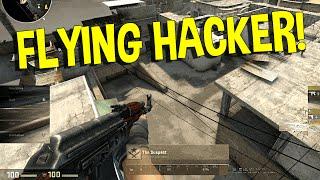 CS:GO - FLYING HACKER (OVERWATCH FUNNY MOMENTS)