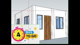 MAKE DOOR AND WINDOWS : Part 3 on How to make a 3D House step by step - Best Tutorial for Beginners