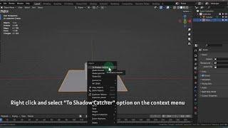 Blender - Easy One Click Shadow Catcher on Eevee Render Engine | Demo