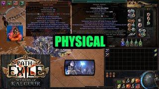 【Path of Exile 3.25】Zombie Necromancer Physical Damage instead of Chaos in Settlers League 1256