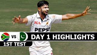 PAKISTAN VS SOUTH AFRICA DAY 1 MATCH HIGHLIGHTS 1ST TEST 2024 | BTC ONLINE TRADING APP PRESENTS