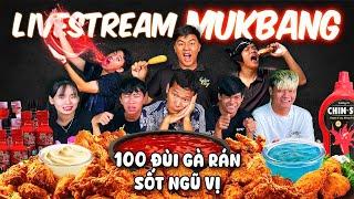  [LIVE] Thông Báo HÀO Rời Khỏi Team | Thử Thách Mukbang Ăn 100 Cái Đùi Gà Rán Sốt 5 Vị Samyang x2