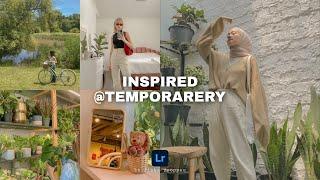 Preset Lightroom ala Selebgram Inspired @temporarery  | Preset Lightroom Gratis