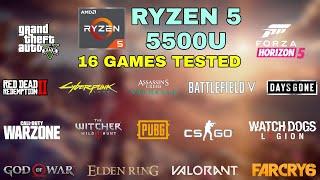 Ryzen 5 5500U Vega 7 Gaming Test ! 2022