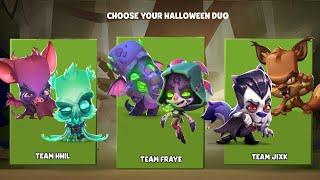 CHOOSE YOUR HALLOWEEN DUO | FRANK-FAYE | HENRY-PHIL | JACK-NIX | ZOOBA #zooba #gameplay