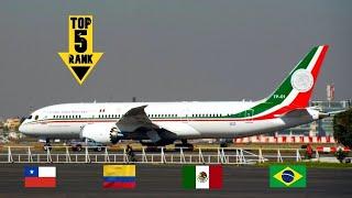 TOP 5 : Los Mejores Aviones presidenciales de Latinoamerica